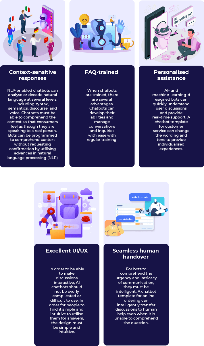 Retail Chatbot Features