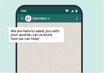 Customer support using WhatsApp Business API